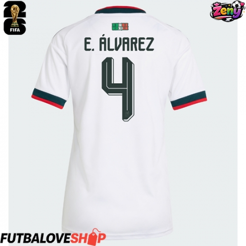 Dres Mexiko Edson Alvarez #4 Preč pre Ženy MS 2026 Krátky Rukáv